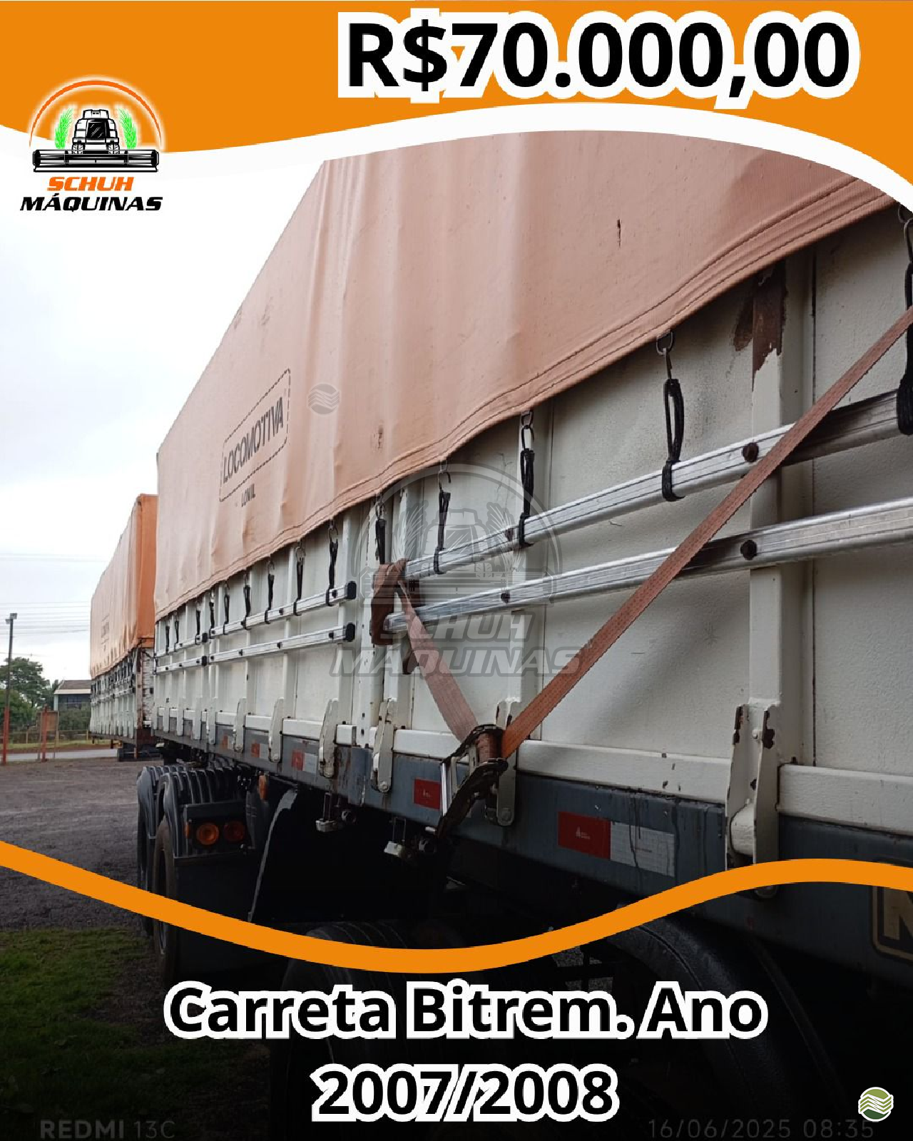 CARRETA BITREM GRANELEIRO Schuh Máquinas MARECHAL CANDIDO RONDON PARANÁ PR